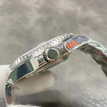 RLX klasisko Mehānisko automātisko mens watch Pulkstenis Rozā GMT Nerūsējošā tērauda datums rokas pulkstenis rose gold skatīties vīrieši AAA Kvalitāte