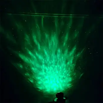LED Zvaigžņu Nakts Gaismas Lampa Mūzikas Zvaigžņotām Ūdens Vilnis Zvaigžņotās Debess Projektoru Blueteeth Skaņas-Aktivizēt Projektoru Gaismas Dekori Vairumtirdzniecība