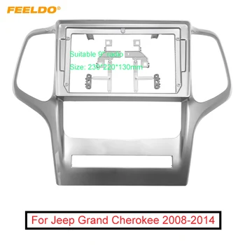FEELDO Auto Audio 2DIN Fascijas Rāmis Adapteris Priekš Jeep Grand Cherokee 9