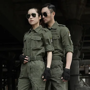 Uniforme Militar ASV Armijas Militāro formas tērpu Taktiskās Kokvilnas Uzvalks Vīriešu un Sieviešu Drēbes, Zaļā Kaujas Krekls Pārgājienu Medību CS Apģērbi