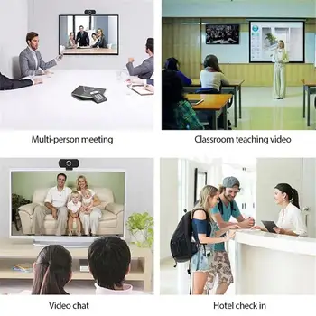 1080P HD Webcam Web Kamera iebūvētā Trokšņu Mazināšanas Mikrofona 30 ° Skata Leņķi Webcam Camara Web Cam, Lai Klēpjdators, Desktop