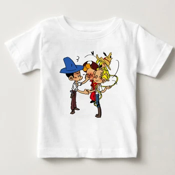Sur la piste du Marsupilami Iespiests T-krekls piedzīvojumu piedzīvojumu mežā apģērbs vasaras īsām piedurknēm Zēnu T-Krekls bērnu meitene audums
