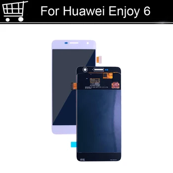 Testēti Arī Huawei Baudīt 6 LCD Ekrāna Oriģināls LCD +Touch Screen Montāža Nomaiņa HuaweiEnjoy6 Daļas