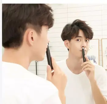 XiaomiYoupin Newstart Elektriskā Mini Deguna matiņu trimmeris Portatīvo Auss, Deguna, Matu Skuveklis Clipper Ūdensizturīgs Drošu tīrīšanas Rīks Vīriešiem