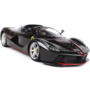 1:24 Lējumiem Modelis Rotaļlietas Ferrari Aperta Simulācijas Metāla Sporta Auto Ar Stūres Vadības Priekšējo Riteņu Stūres Bērniem