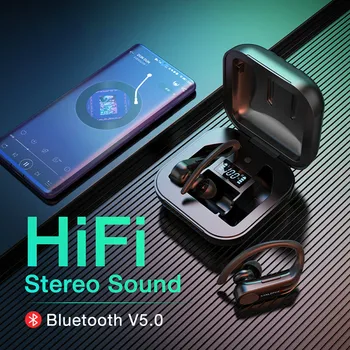 TWS SANLEPUS B1 Bezvadu Bluetooth Austiņas, High-Perfomance Austiņas Sporta Austiņas HiFi Stereo Earbuds Par Android