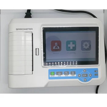 Ar printeri, Digitālo Spirometer SP100 Elpošanas medicīniskās elpošanas exerciser Diagnostikas Spirometrijas portatīvu plaušu funkciju testeris