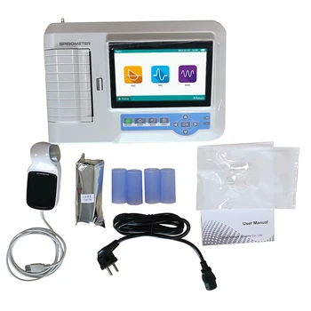 Ar printeri, Digitālo Spirometer SP100 Elpošanas medicīniskās elpošanas exerciser Diagnostikas Spirometrijas portatīvu plaušu funkciju testeris