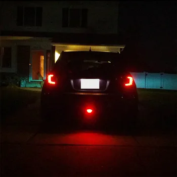 IJDM Auto led Subaru Sarkanās LED Aizmugures Miglas lukturis Komplekts 2011-up Subaru WRX STi, Impreza vai VX Crosstrek ( Montāžas Kronšteins)