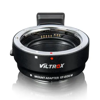Viltrox EF-EOSM Elektroniskās Auto Fokuss Objektīva adapteris Canon EOS EF, EF-S objektīvs ar EOS M EF-M M2 M3 M5 M6 M10 M50 M100 Kamera