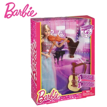 Sākotnējā Barbie Lelles Vijole Brinquedos Bjd Baby Lelle, Rotaļlietas Meitenēm Juguetes Barbie Mākslinieks Rotaļlietas Cildren Lelles, Aksesuāri