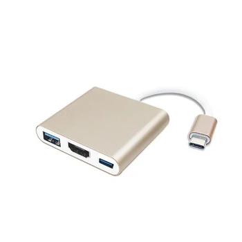 Usb c HDMI c Tipa Hdmi mac 3.1 Pārveidotāja Adapteris Typec hdmi HDMI/USB 3.0/Type-C Alumīnija Apple Macbook adapteri