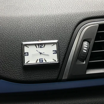 Auto Kvarca Skatīties Automobiļu Interjera Stick-On Pulkstenis Augstas Kvalitātes Auto Transportlīdzekļa Priekšējā Paneļa Laika Displejs Pulkstenis Auto Piederumi