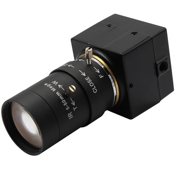 2MP Full HD Webcam CMOS OV2710 lielu ātrumu 30 kadri / s/60fps/120fps Melnā un Baltā Melnbaltās 2.8-12mm Varifocal objektīvs Usb Kameras UVC