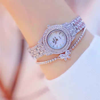 Sieviete Skatīties Zegarki Damskie Elegants Luksusa Zīmolu Pulkstenis Marque De Luxe 2019 Acier Inoxydable Whatch Luxe Relojes Saat Dāvanu