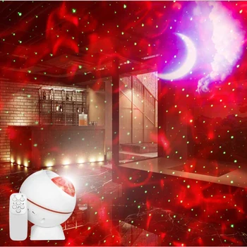 Led Projektors Nakts Gaisma Okeāna Galaxy Sky Nakts Lampas Tālvadības Krāsains Skatuves Gaismas Dekori Mājas Puse Ziemassvētku Dāvana Bērnam