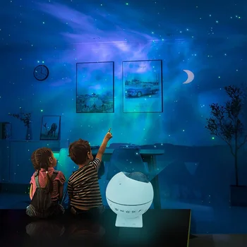 Led Projektors Nakts Gaisma Okeāna Galaxy Sky Nakts Lampas Tālvadības Krāsains Skatuves Gaismas Dekori Mājas Puse Ziemassvētku Dāvana Bērnam