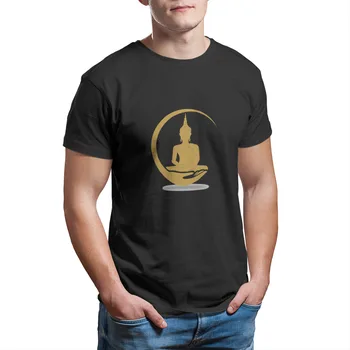 Buda Budas sēdēt T-Krekls, Kokvilna Spēles, Smieklīgi Anime Lielgabarīta Vīriešu Apģērbu 22646