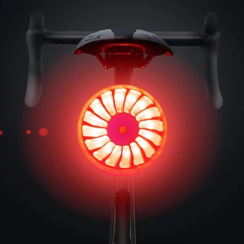 WasaFire Velosipēdu gaismas Viedo Bremzēšanas Režīms, Velosipēdu Gaismas USB Lādējamu velosipēdu led gaismiņu Aizmugurējās lampas ar Velosipēdu, Izjādes Taillight