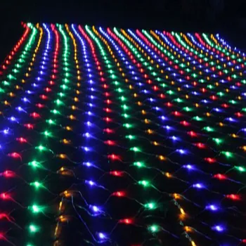 Thrisdar 10X8M 2000 LED Lielo Ziemassvētku Neto Acs Stīgu Gaismas Uz Kāzu Puse, Tirdzniecības Centrs Karājas Neto Vainags Stīgu Gaismas