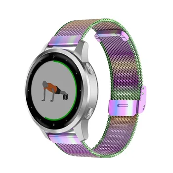 Metāla Milanese Cilpa Watchband 18MM par Garmin Vivomove 3S/ 4S Fosilā Sieviešu Sports /Sieviešu Hartā AP par LG Skatīties Stils