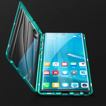 Front+Back Rūdīts Stikls Case For Samsung Galaxy Note 10 Plus Gadījumā, Triecienizturīgs 360 Metāla Bufera Vāciņš Samsung Note 10 Pro