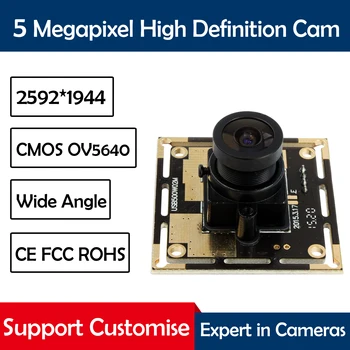 5MP Cmos OV5640 rūpniecības Augstas Resoluition Mašīnu Redzi usb kameras moduļa ar 1m usb kabelis