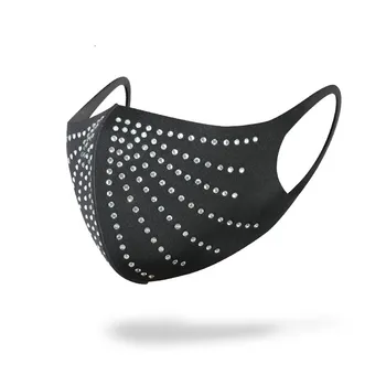 Luksusa rotaslietas rhinestone masku Halloween modes dāmas elastīgās roku darbs lipīga dimanta tauriņš ventilācijas maska, apdares dejotājs