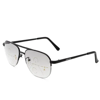 Zerosun pakāpeniski lasījumā saulesbrilles vīriešiem, sievietēm multifokāla lasīt brilles tālu, tuvumā skatīt briļļu pelēks/brūns objektīvs UV400