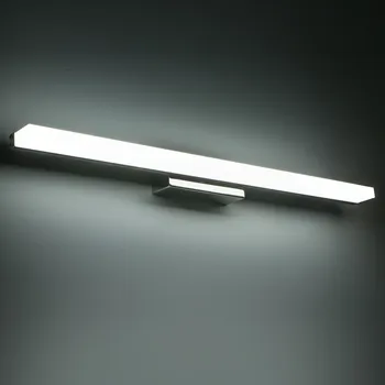 Led spogulis gaismas nerūsējošā tērauda AC85-265V Modernās Sienas lampas, vannasistabas apgaismojums 40cm, 60cm 80cm 100cm 120cm sienas brā apliques