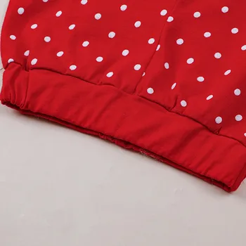 0-18Months korejiešu Jaunā gada kostīmu Zīdaiņu Bērnu Ziemassvētku Drukāt Romper Bodysuit+Viļņu Punktu Bikses Kopa Tērpiem pyjama bebe fille M4