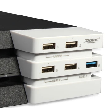Par PS4 Pro USB, Piederumi USB 3.0 & USB 2.0 Spēļu Konsole, Adapteri, Par PlayStation 4 Pro 5 Ports Papildu SUB Adapteri