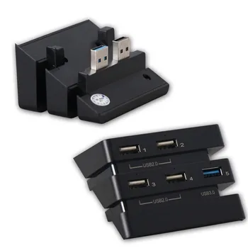 Par PS4 Pro USB, Piederumi USB 3.0 & USB 2.0 Spēļu Konsole, Adapteri, Par PlayStation 4 Pro 5 Ports Papildu SUB Adapteri