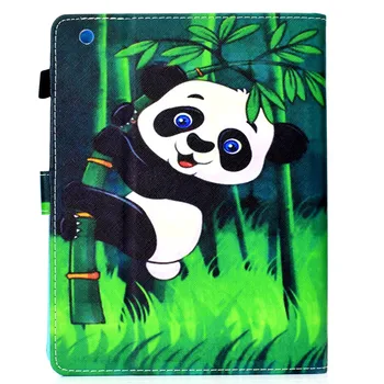 Wekays Par Coque Apple Ipad 4 3 2 Karikatūra Panda Ādas Fundas Gadījumā IPad2 IPad3 Tablet IPad4 Uz Lietu IPad 2 3 4 Korpusa