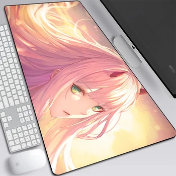 ANIME Darling, Jo FranXX Peles Paliktņa Klēpjdatoru Notebook Tastatūras Mat Spēļu Pad 80x30cm Non-Skid Anime Seksīga Meitene MAT SPĒLES
