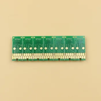 5 gabali Epson WorkForce WF3620 WF3640 WF7110 WF7610 WF7620 čipu T6711 apkopes tvertne atkritumu tintes tvertne chip
