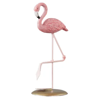 Nordic Style Flamingo Statuetes Mājas Apdare Pasaku Dārzs Dzīvo Jamo Istabu Biroja Kāzu Svinības Rotājumu Mājas Dekori Aksesuāri