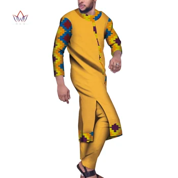 Āfrikas Stils Ir 2021. Pielāgota Bikses Uzvalki Vīriešiem Dashiki Plus Lieluma Ilgi, Vīriešu Krekls Modes Tradicionālo Āfrikas Apģērbu WYN1066