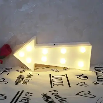 KARSTĀ PĀRDOŠANAS 3D Bultas led nakts lampa Partiju Ziemassvētku Dzīvojamā Istaba Valentīna Diena, Bērnu Guļamistaba Dekorēšana bezmaksas piegāde