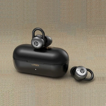 TWS Mini Bluetooth Bezvadu Austiņu Touch Kontroli HiFI Sporta Ūdensizturīgs Stereo Bezvadu Earbuds ar Uzlādes Lodziņā Mic