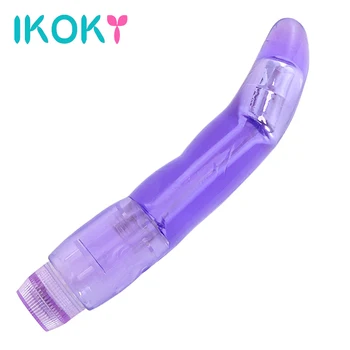 IKOKY Pirkstu Vibrators Massager Klitora Stimulators Masturbācija Seksa Rotaļlietas Sievietēm Pieaugušo Produkti Erotiskās Rotaļlietas Big Dildo