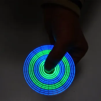DIY Komplektu, Zils+Zaļš Rotējošas LED Elektronisko Komplekts 24 veida Skaists Modelis Elektronisko DIY Ražošanas Komplekts DIY Žiroskopu Daļas