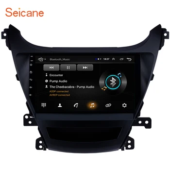 Seicane 9 collu attiecībā uz. - 2016. gada Hyundai Elantra Auto GPS Navigācija, Bluetooth Touch screen Auto Stereo, TV Uztvērējs, Rezerves kameru, TPMS