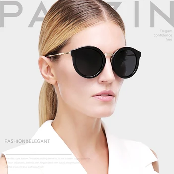 PARZIN Luksusa Zīmolu Retro Kārtu Sieviešu Saulesbrilles Augstas Kvalitātes Polarizētās Dāmas, Saules Brilles Braukšanai