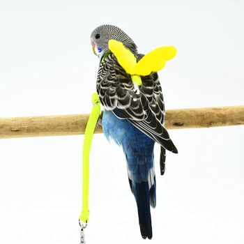 Regulējams Papagailis Putnu Seglu Siksna Āra Apmācības Vilkšanas Trosi Peonija Papagailis Anti-bite Āra Apmācības Vilkšanas Virve