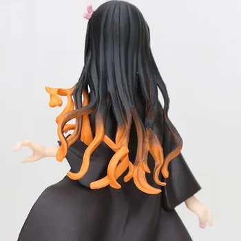 16cm Demon Slayer Kimetsu nav Yaiba attēls Kamado Tanjirou Nezuko Japānas Anime PVC Rīcības Attēls Karavīrs Modelis Figuals Rotaļlietas, Dāvanas