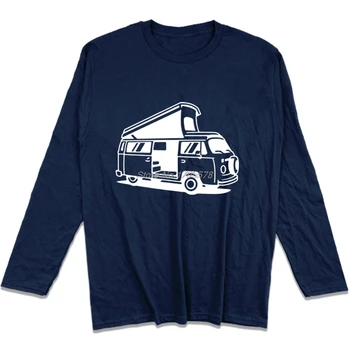 Drukāt Jaunums T Krekls Cilvēks T2 Autobusu Jaunu Vīriešu T Homme Dīvaini T-Krekls Ar Garām Piedurknēm Kokvilnas T Krekls Cool T-Veida Topi Harajuku Streetwear