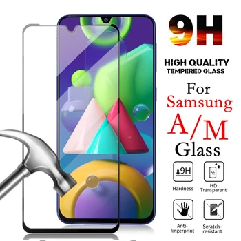 Screen Protector For Samsung M31 M51 M21 Galaxy A51 Stikla A50 50 51 A71 A20 s A20E A31 A41 A21S A01 A70 A20S Aizsardzības Stiklu