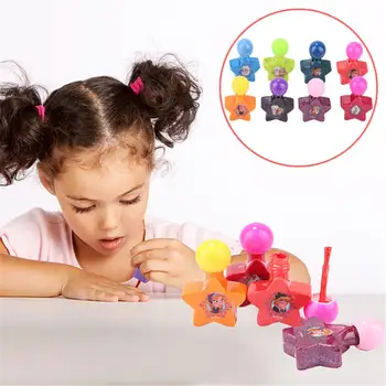 8pcs/komplekts Disney Princess Bērnu Nagu laka Set 8 Krāsu Nagu Mākslas Rotaļlietas Ielīmējiet Ūdenī Šķīstoši Krāsu, Ātri Spēlēt Māja Manikīrs Rotaļlietas