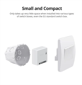 Sonoff Mini R2 DIY Smart Switch Mazo Ewelink Tālvadības Wifi Slēdzi, Atbalsta Ārējo Darbu Ar Alexa, Google Home Bezmaksas Kuģis